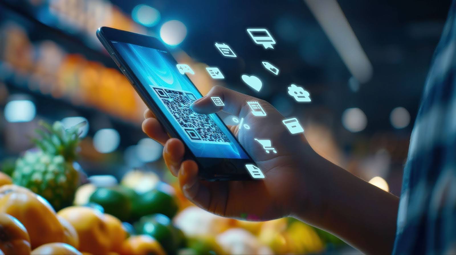 image of a phone with icons